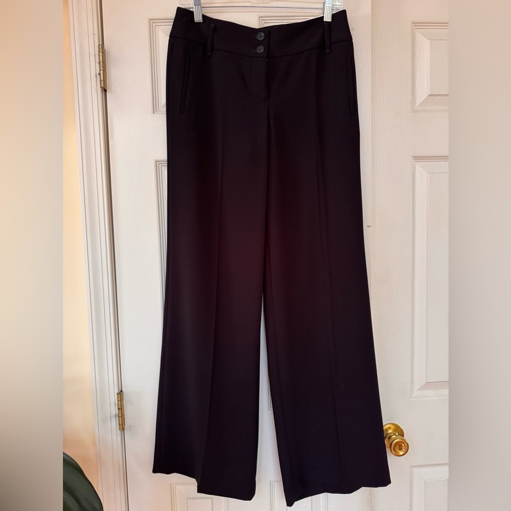 Ann Taylor LOFT Black Wide Leg Pants